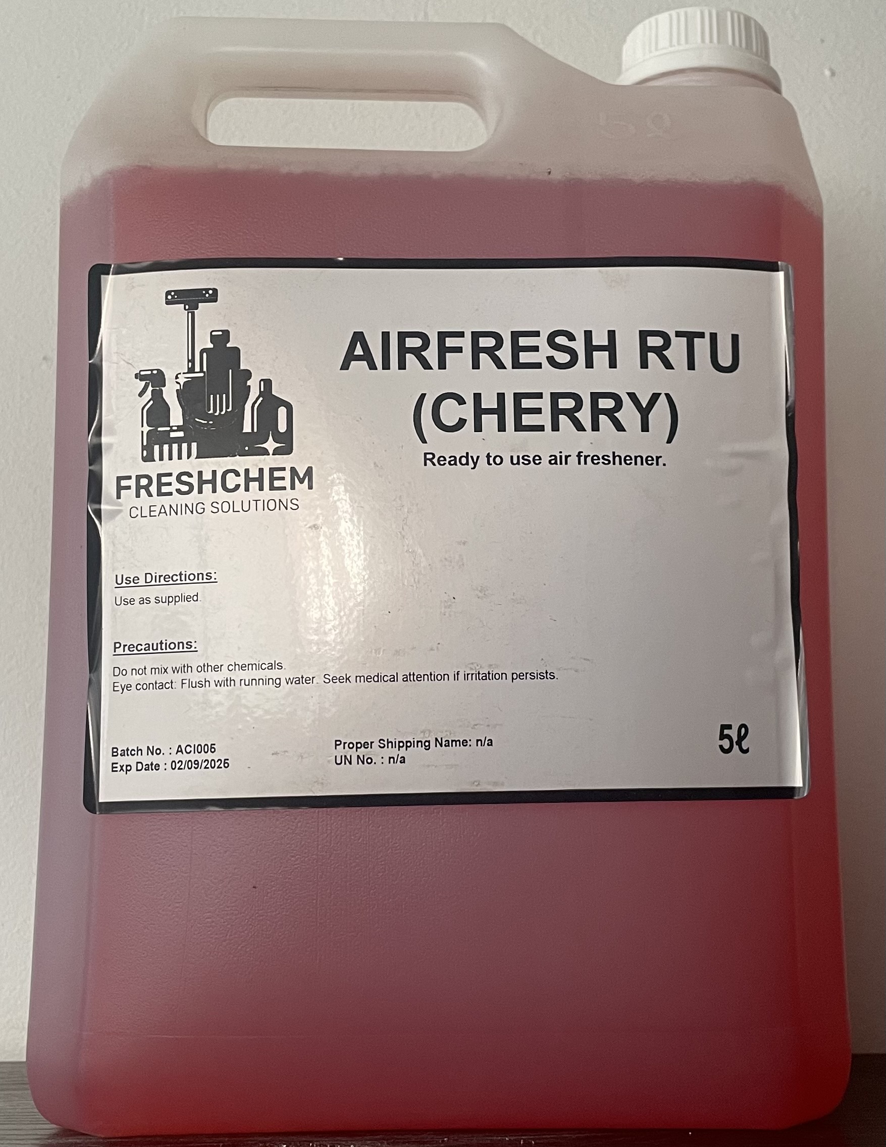 AIRFRESH RTU CHERRY 5L AIRFRESHENER