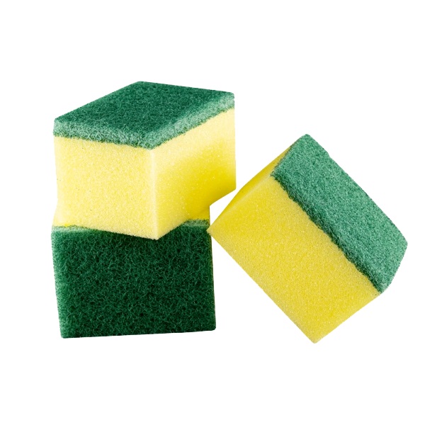 SPONGE SCOURERS 75X55MM PACK OF 3